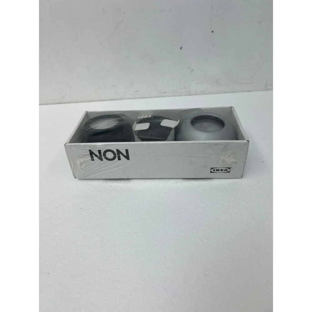 IKEA NON Under Cabinet Lighting 2-Pack Silver Puck Lights 200.274.14 New Sealed